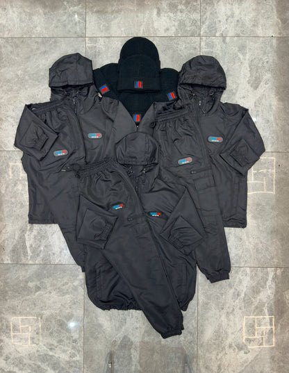 RELENTLESS                                                                                                                        Military Nylon Tracksuit Set